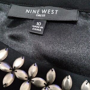 Black Frilly Party Dress by Nine West - New